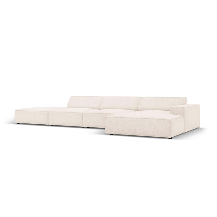 Micadoni Jodie Hoekbank Rechts - Links Open 5-zits - Chenille - Crème