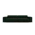 Cosmopolitan Design Chicago 4-zitsbank - Velvet - Flessengroen