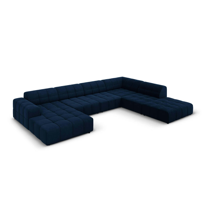 Cosmopolitan Design Chicago U-bank - Hoek Rechts - Velvet - Koningsblauw