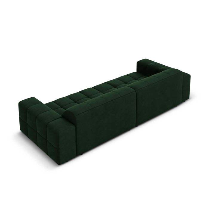 Cosmopolitan Design Chicago 4-zitsbank - Velvet - Flessengroen