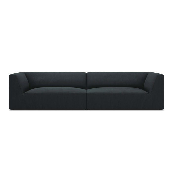 Windsor & Co Sao 4-zitsbank - Ribstof - Blauw