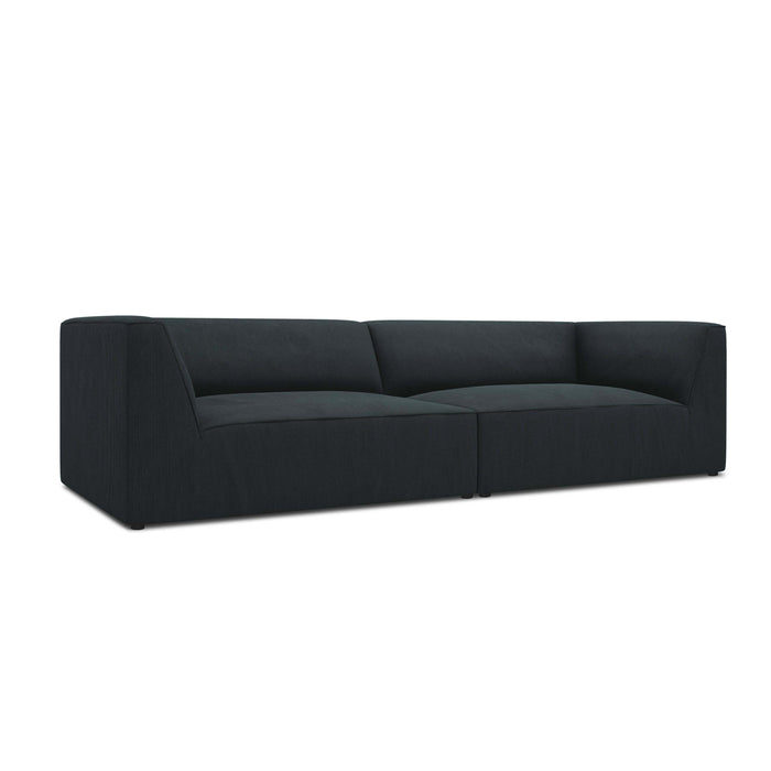 Windsor & Co Sao 4-zitsbank - Ribstof - Blauw