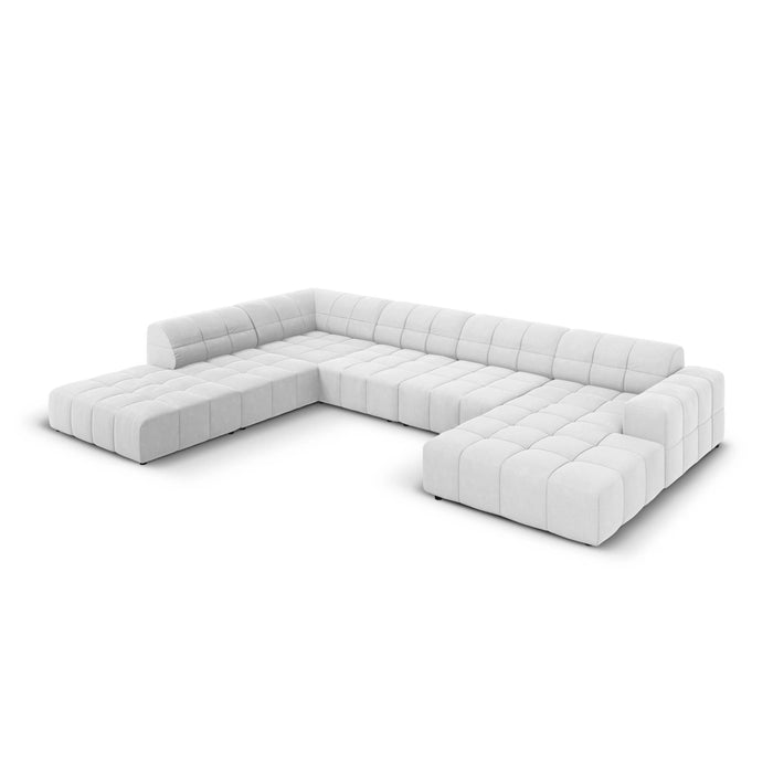 Cosmopolitan Design Chicago U-bank - Hoek Links - Velvet - Crème