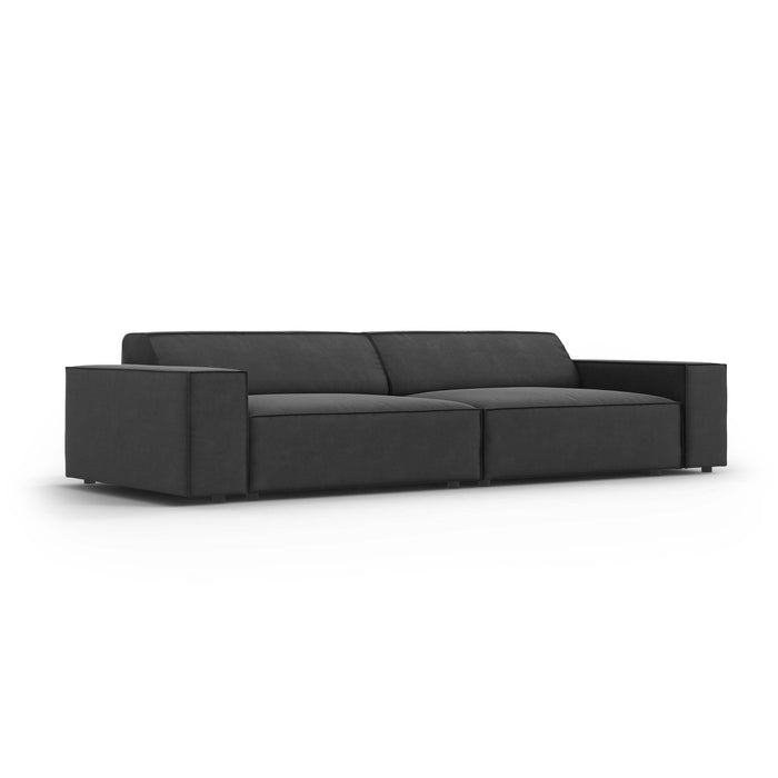 Micadoni Jodie 4-zitsbank - Fluweel - Groen