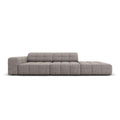 Cosmopolitan Design Chicago 4-zitsbank Rechts Open - Chenille - Lichtgrijs
