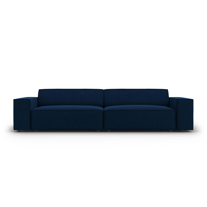 Micadoni Jodie 4-zitsbank - Fluweel - Donkerblauw