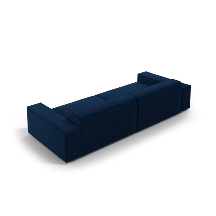Micadoni Jodie 4-zitsbank - Fluweel - Donkerblauw