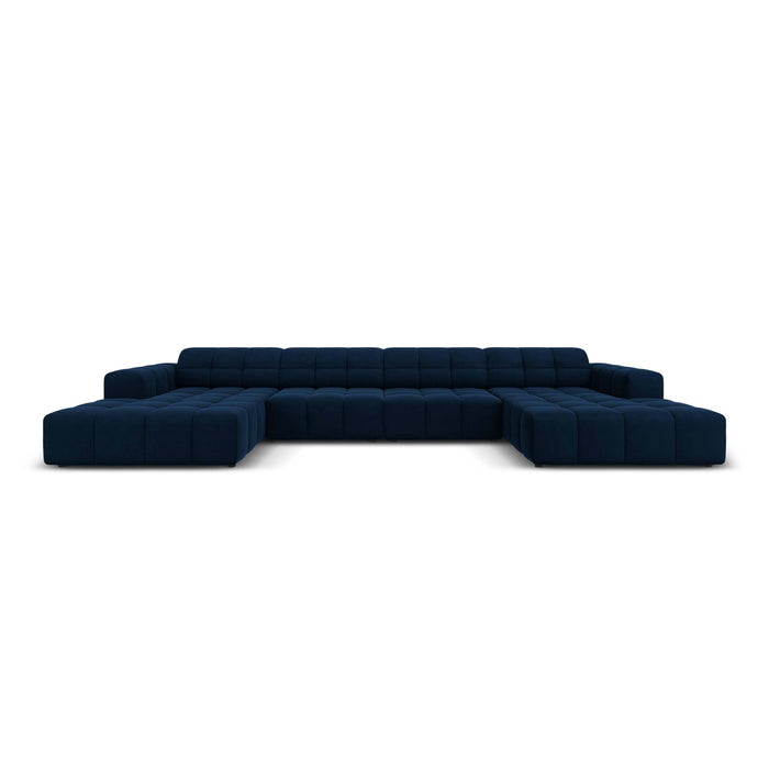 Cosmopolitan Design Chicago U-bank - Velvet - Koningsblauw