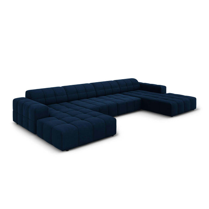 Cosmopolitan Design Chicago U-bank - Velvet - Koningsblauw