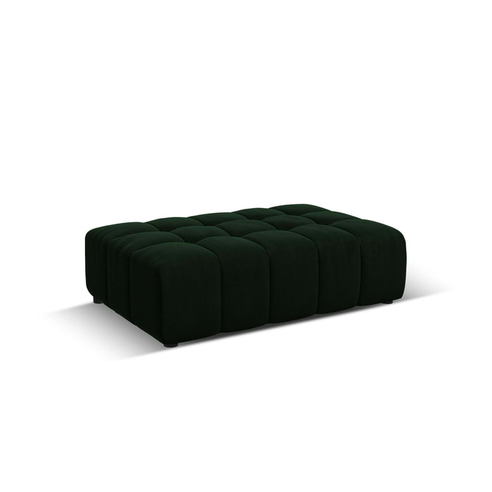 Cosmopolitan Design Chicago 4-zitsbank Links Open - Velvet - Flessengroen