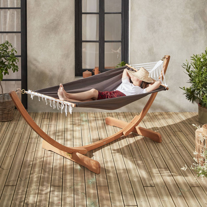sweeek - Hangmat met houten standaard