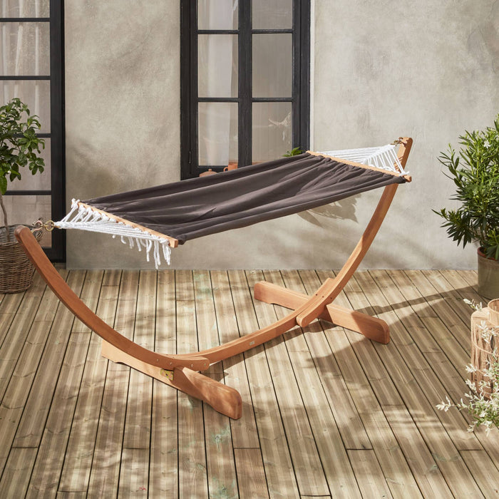 sweeek - Hangmat met houten standaard