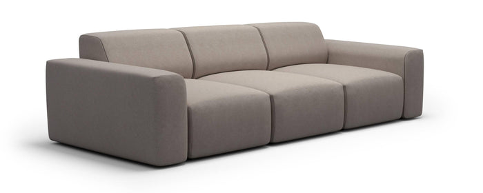 NADUVI Collection Nina 3-zitsbank - Linnen - Beige
