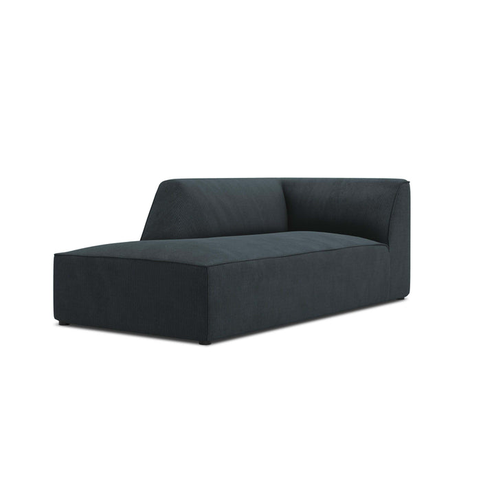 Windsor & Co Sao Chaise Longue Links - Ribstof - Blauw