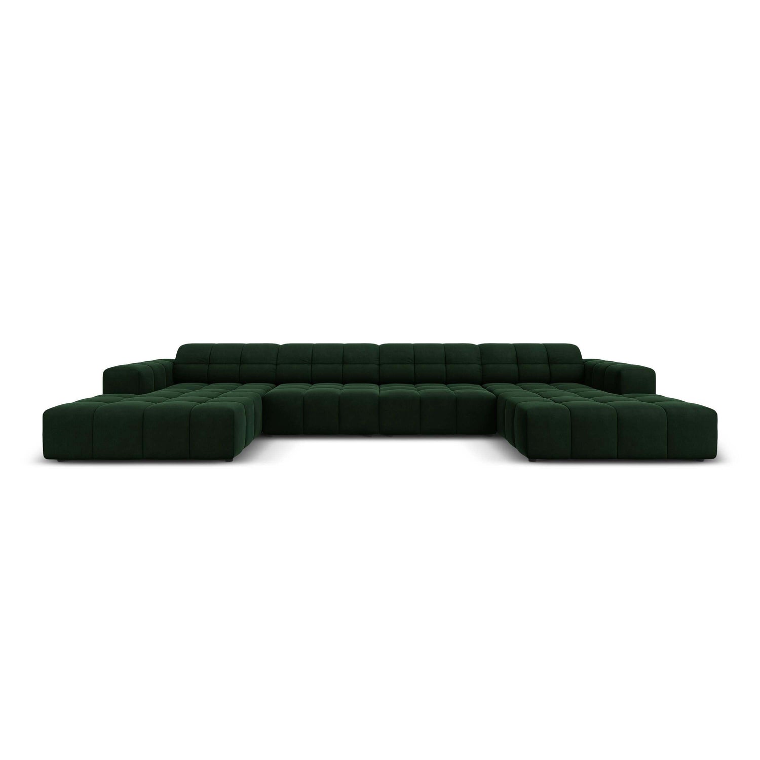 Cosmopolitan Design Chicago U-bank - Velvet - Flessengroen