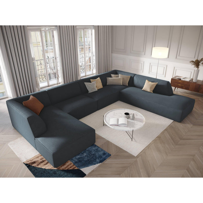 Windsor & Co Sao U-bank - Hoek Rechts - Ribstof - Blauw