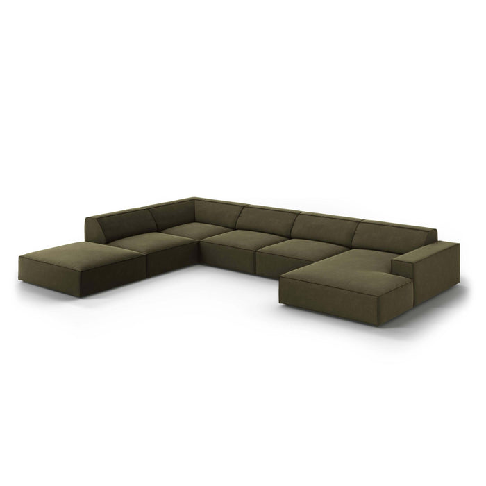 Micadoni Jodie U-bank Links - Fluweel - Groen