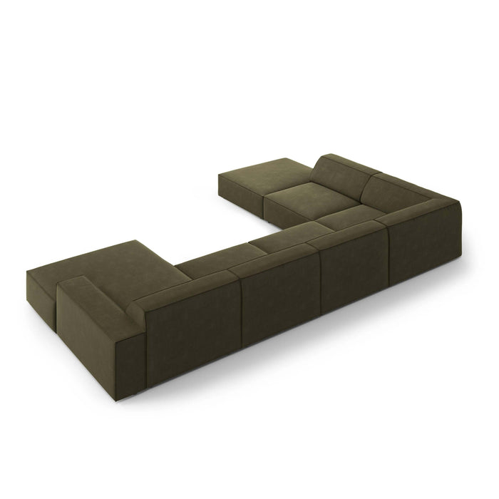 Micadoni Jodie U-bank Links - Fluweel - Groen