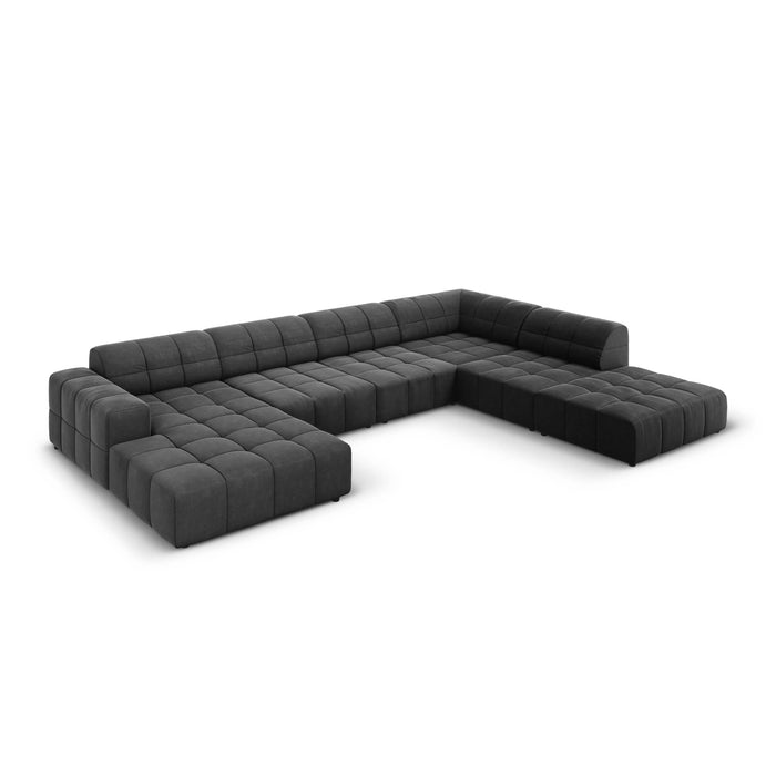 Cosmopolitan Design Chicago U-bank - Hoek Rechts - Velvet - Olijfgroen