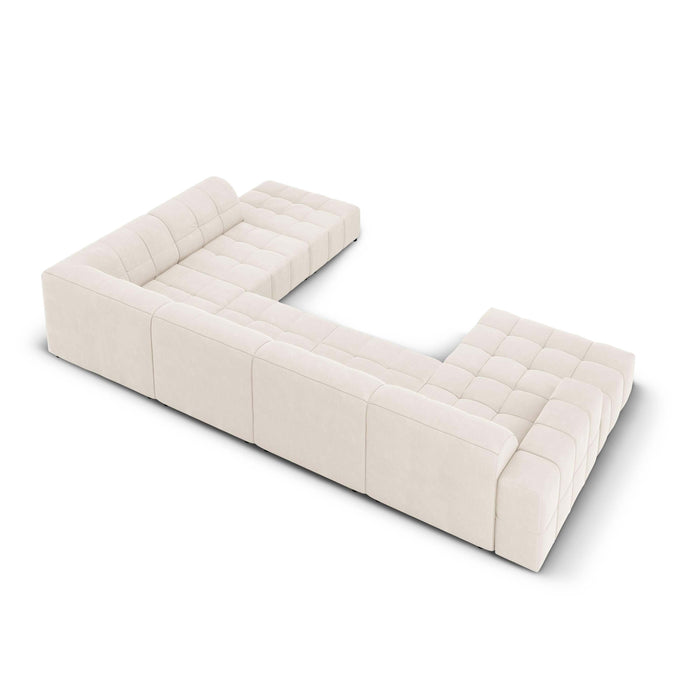 Cosmopolitan Design Chicago U-bank - Hoek Rechts - Velvet - Crème