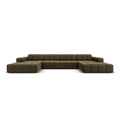 Cosmopolitan Design Chicago U-bank - Velvet - Olijfgroen