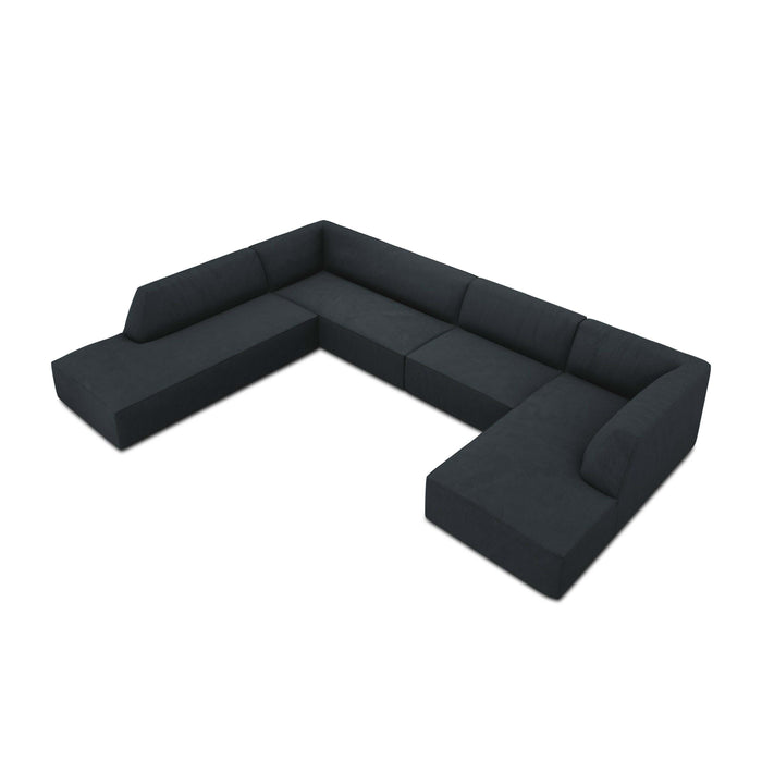 Windsor & Co Sao U-bank - Hoek Links - Ribstof - Blauw