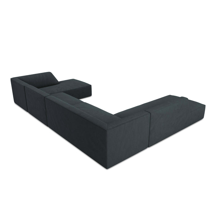Windsor & Co Sao U-bank - Hoek Links - Ribstof - Blauw