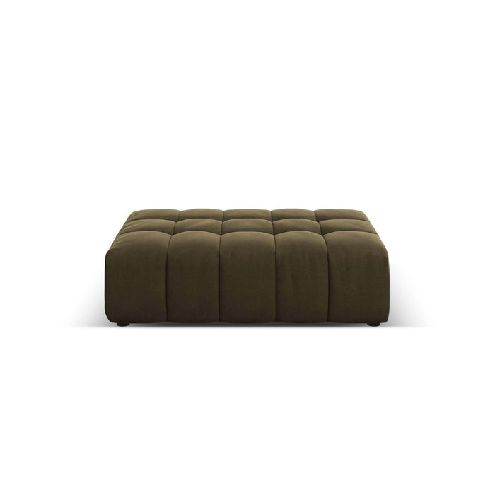 Cosmopolitan Design Chicago Hoekbank met Chaise Longue Rechts - Links Open - Velvet - Olijfgroen