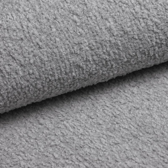 NADUVI Collection Nina Hoekbank Links - Bouclé - Lichtgrijs
