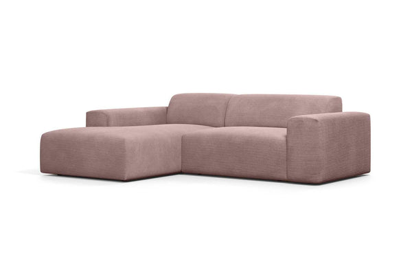 NADUVI Collection Nina Hoekbank Links - Ribstof - Lila
