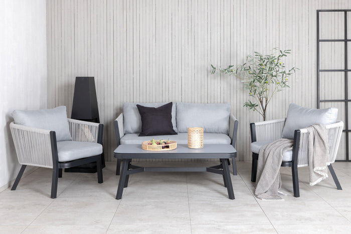Rebellenclub Amary Loungeset - Zwart