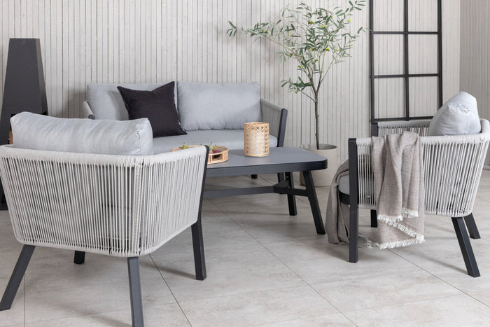 Rebellenclub Amary Loungeset - Zwart