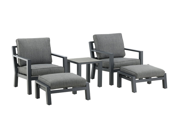 Rebellenclub Lilium Loungeset - Zwart
