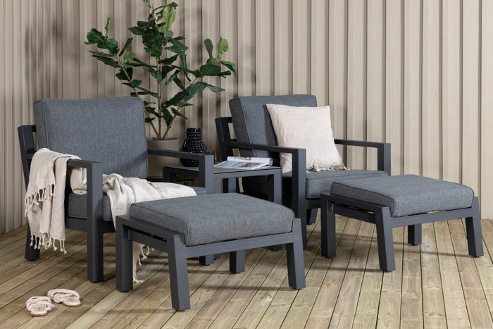 Rebellenclub Lilium Loungeset - Zwart