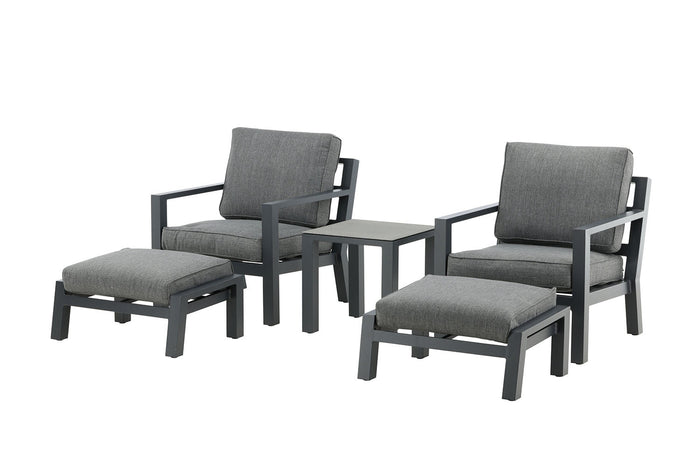 Rebellenclub Lilium Loungeset - Zwart