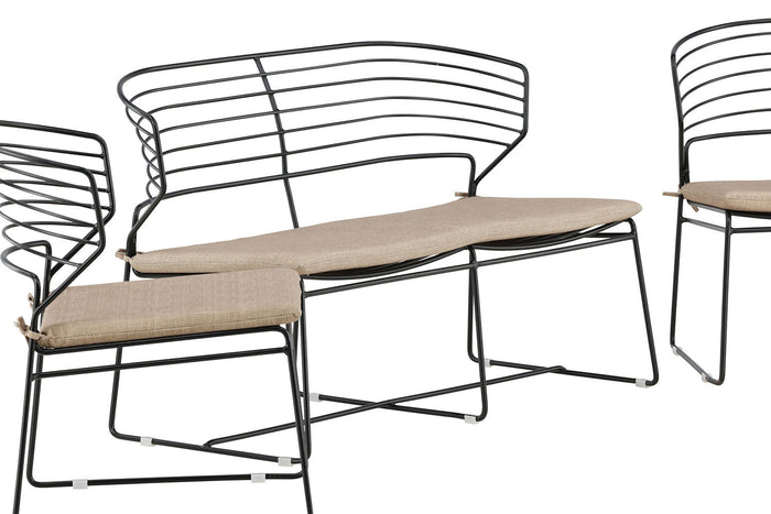 Rebellenclub Naxos Loungeset - Zwart