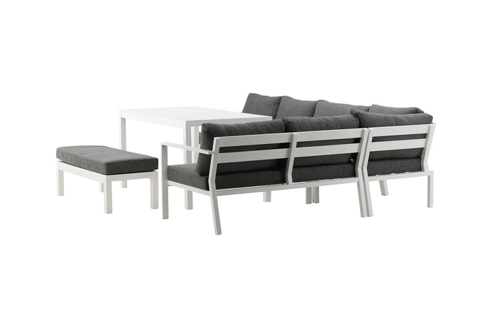 Rebellenclub Dalia Hoekloungeset - Wit