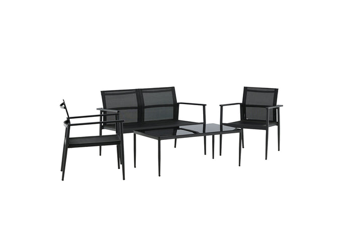 Rebellenclub Solis Loungeset - Zwart