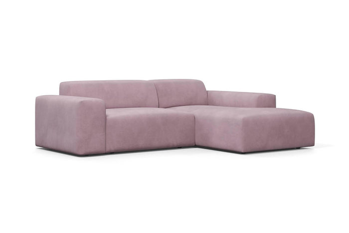 NADUVI Collection Nina Hoekbank Rechts - Velvet - Lila