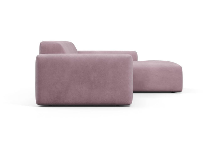 NADUVI Collection Nina Hoekbank Rechts - Velvet - Lila