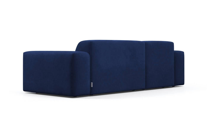NADUVI Collection Nina Hoekbank Links - Velvet - Blauw