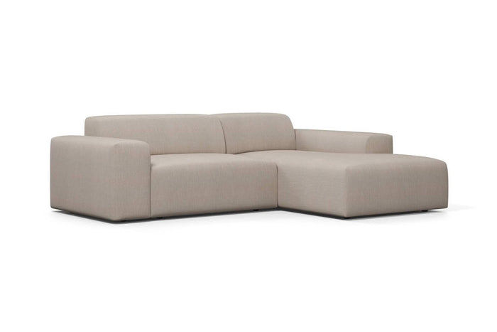 NADUVI Collection Nina Hoekbank Rechts - Linnen - Beige