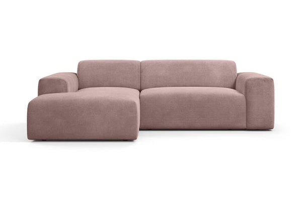 NADUVI Collection Nina Hoekbank Links - Ribstof - Lila