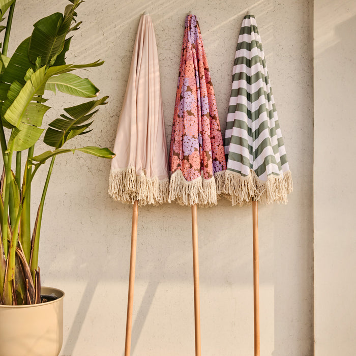 by fonQ basic Tassel Parasol Ø 200 cm - Petit Fleurs