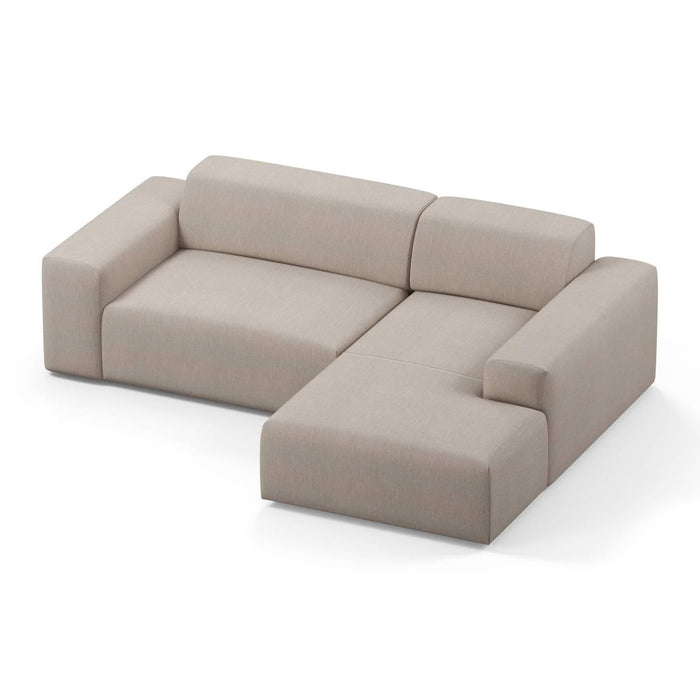 NADUVI Collection Nina Hoekbank Rechts - Linnen - Beige