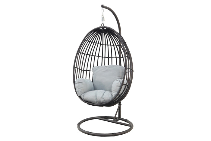 Garden Impressions Panama hangstoel -carbon black|mint grey