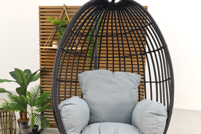 Garden Impressions Panama hangstoel -carbon black|mint grey