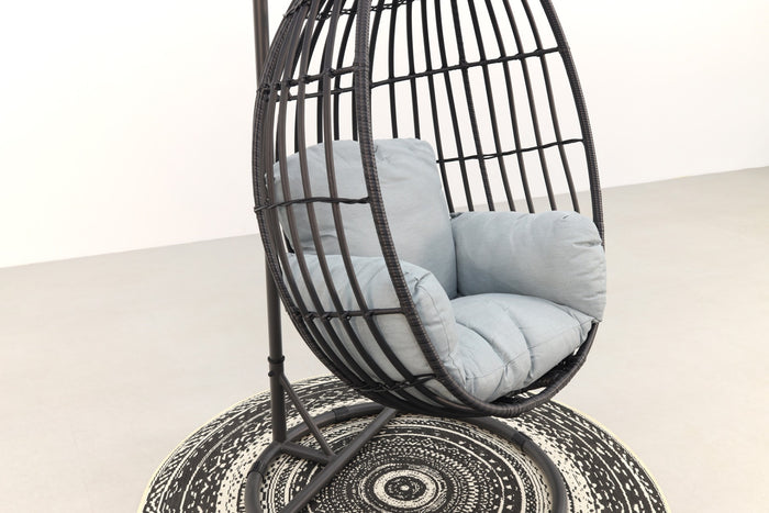 Garden Impressions Panama hangstoel -carbon black|mint grey