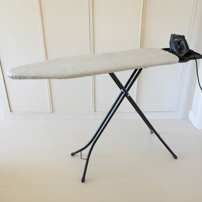 Brabantia Strijkplank B met Strijkijzerhouder 124 x 38 cm - Denim Grey