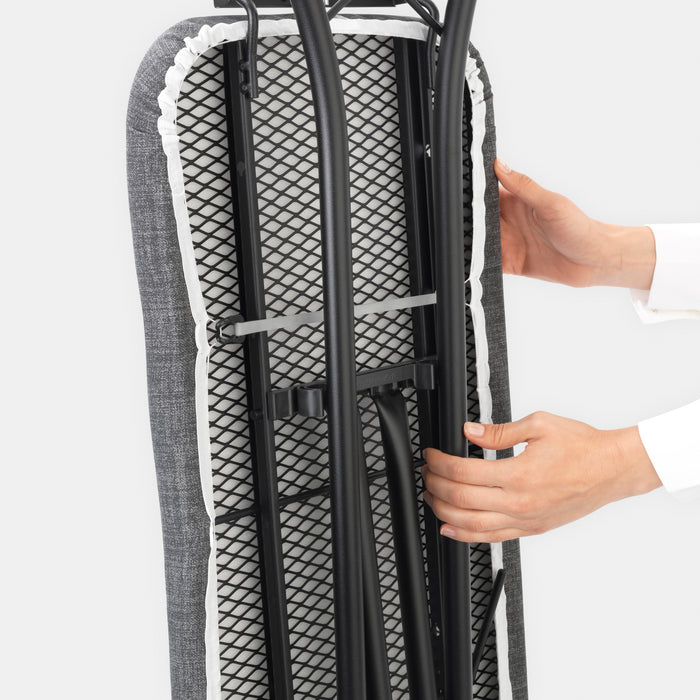 Brabantia Strijkplank B met Strijkijzerhouder 124 x 38 cm - Denim Grey
